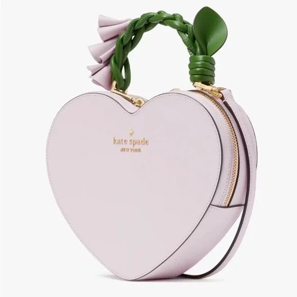 Kate Spade x LOVESHACKFANCY’s FLORA Heart-Shaped Crossbody Bag BNWT KL038 - Picture 10 of 14